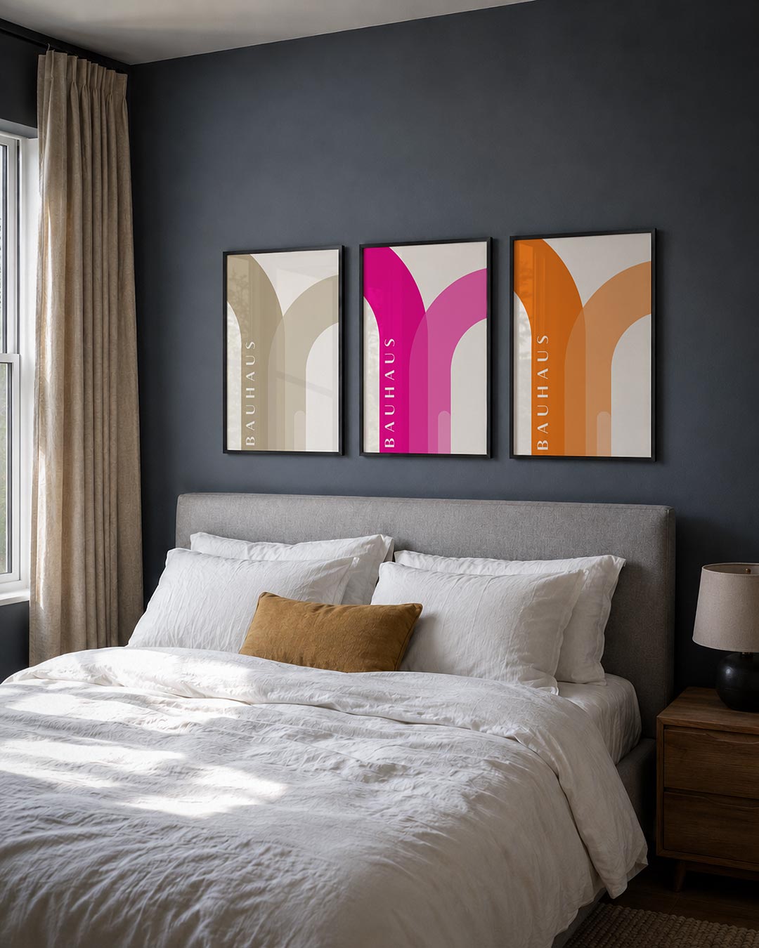 Kleurvlakken en lijnen Posterset