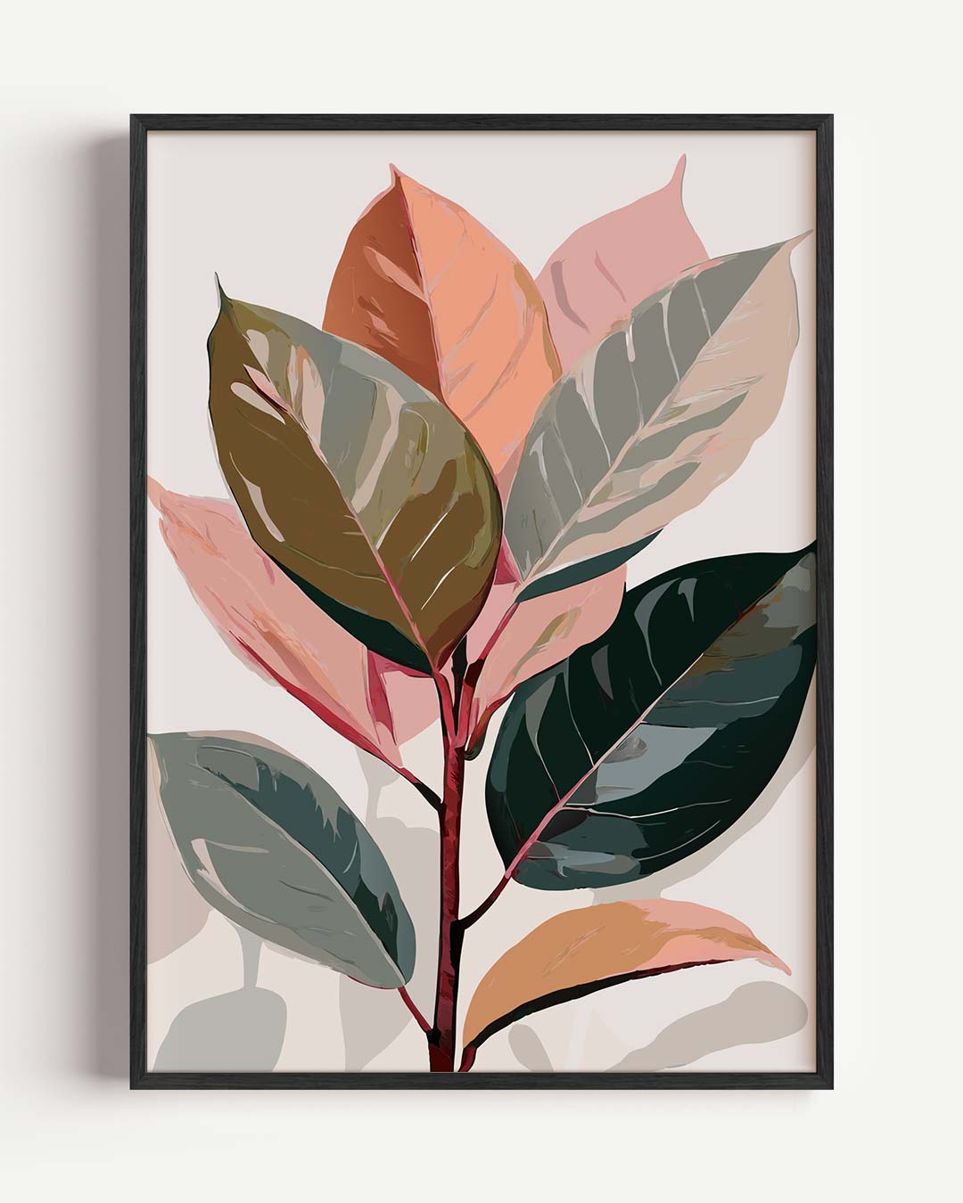 Botanische Bladeren Poster-WallArtistic