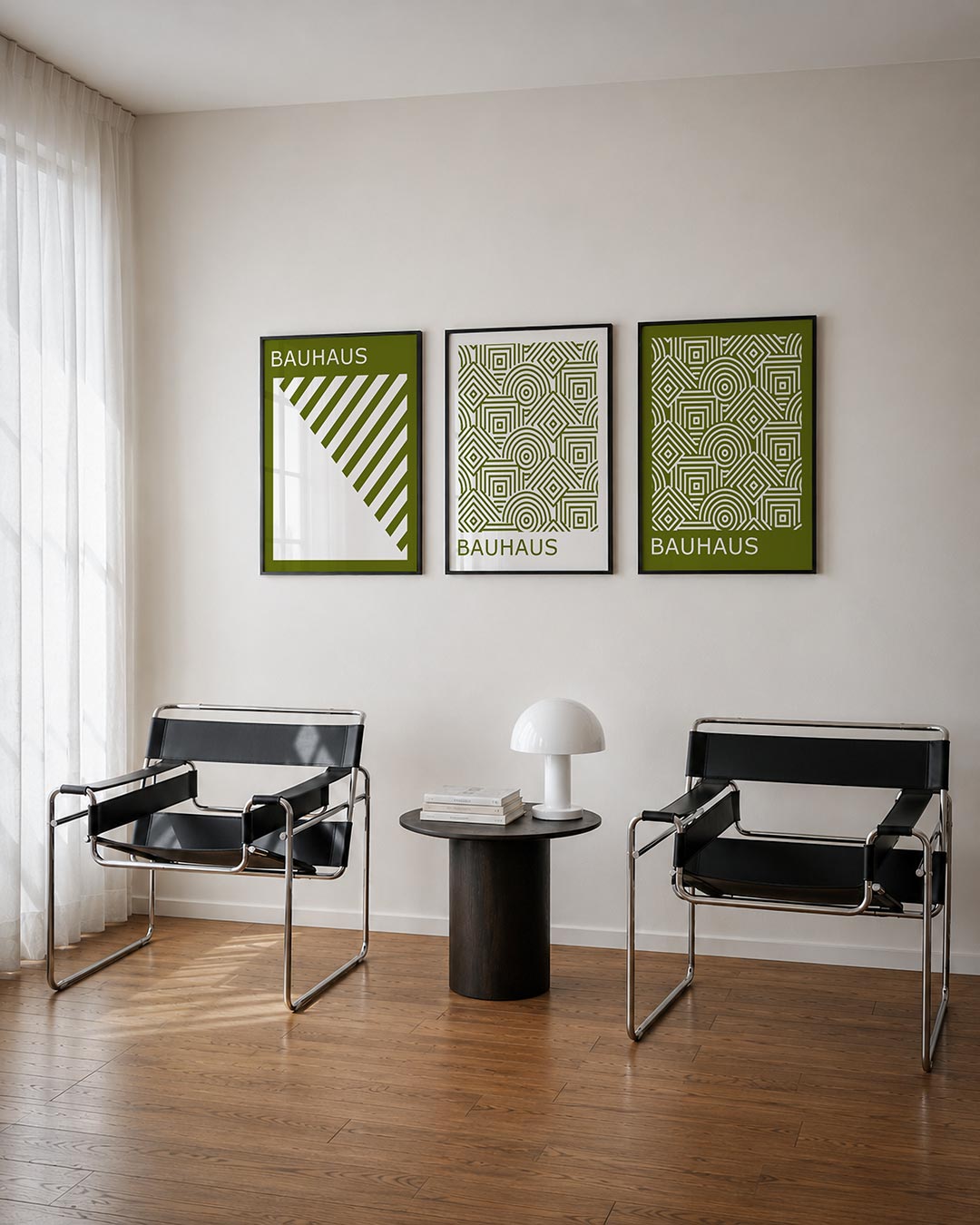 Diagonal lijnen Posterset