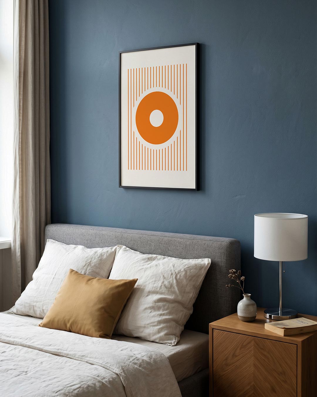Cirkel en lijnen Poster