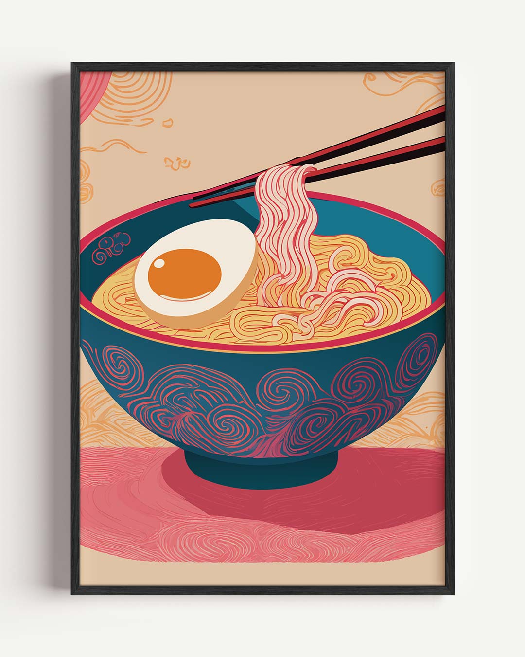 Ramen Genot Poster-WallArtistic