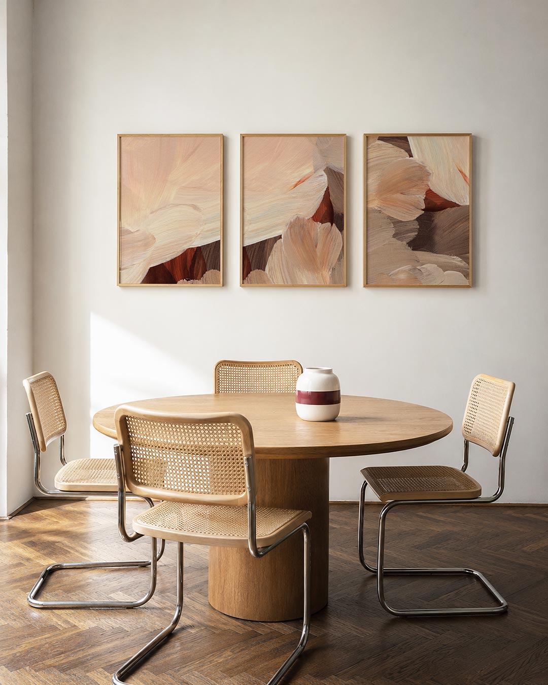 Zachte kleurvlakken Posterset