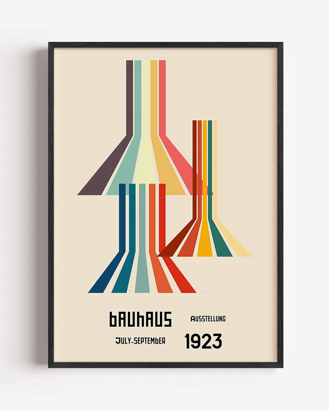 Kleurrijke lijnen Poster