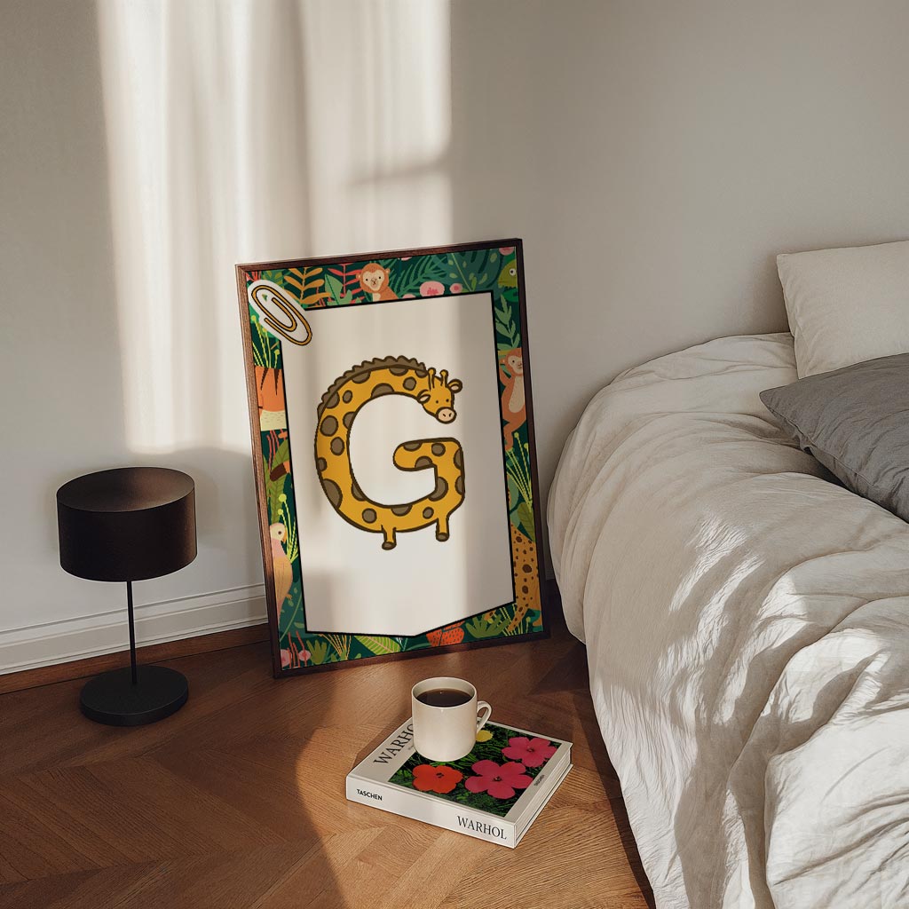 Jungle Alfabet Poster-WallArtistic