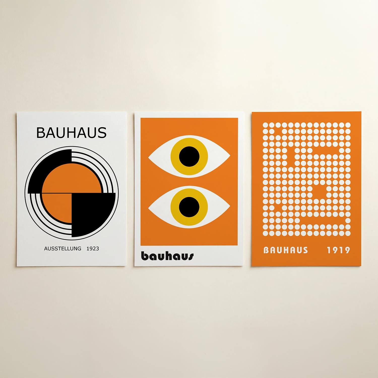 Cirkel en vlakken Posterset