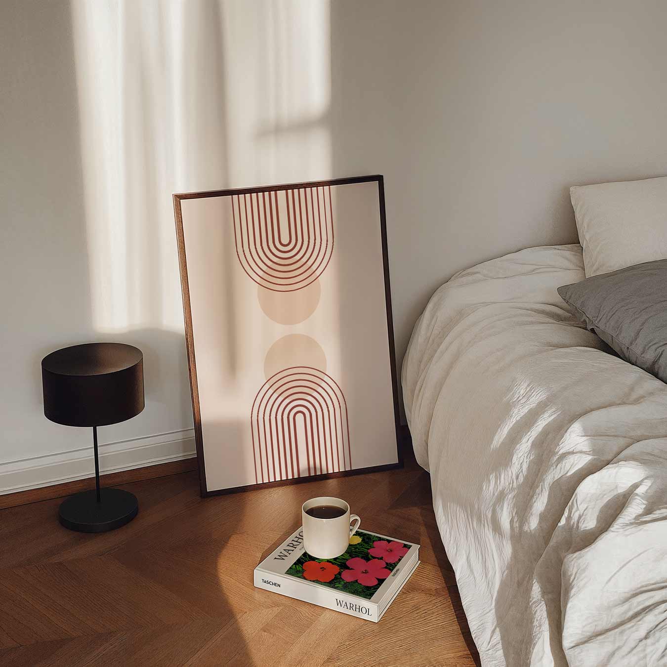 Kunstzinnige Boog en Cirkel Poster-WallArtistic