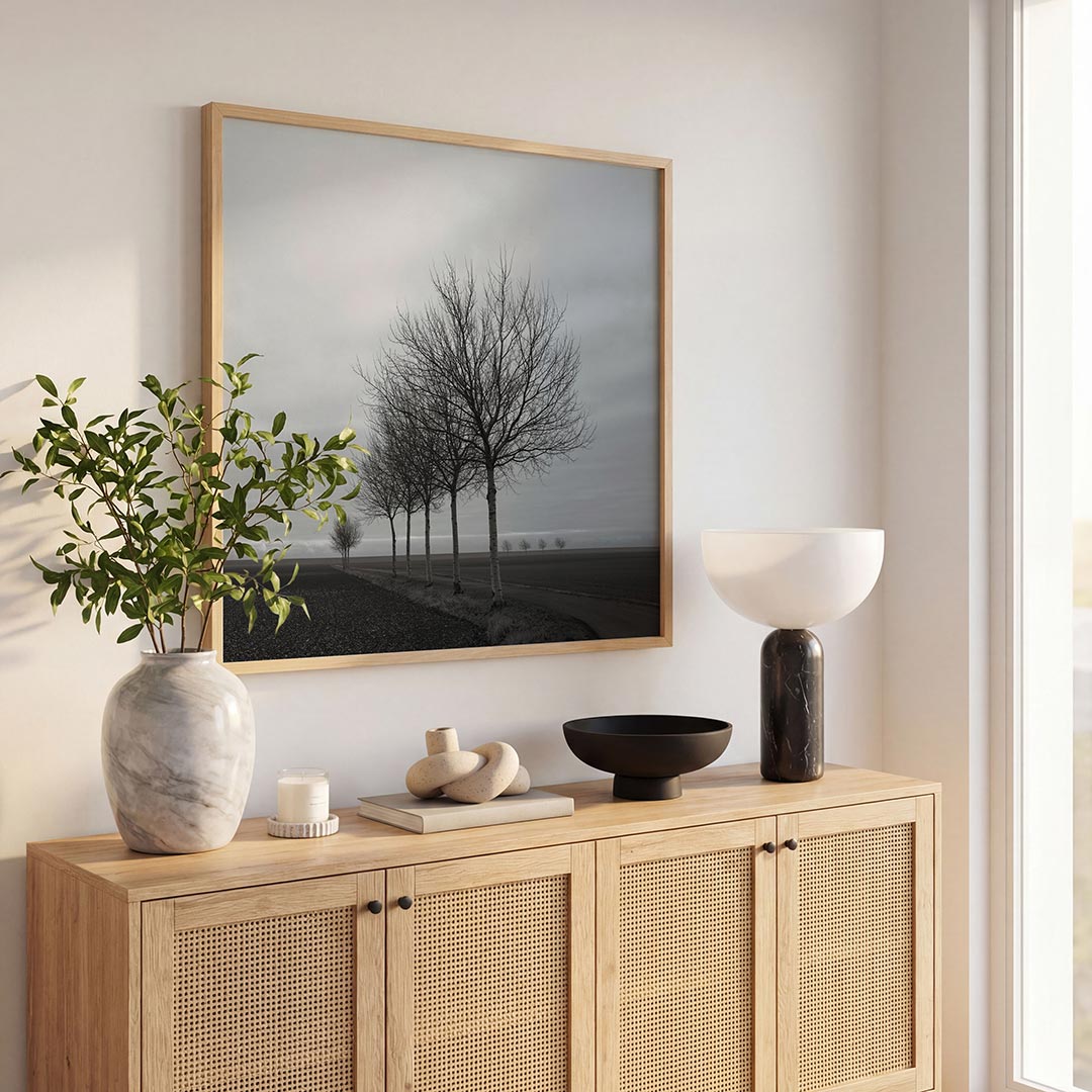 Landschap met bomen Poster
