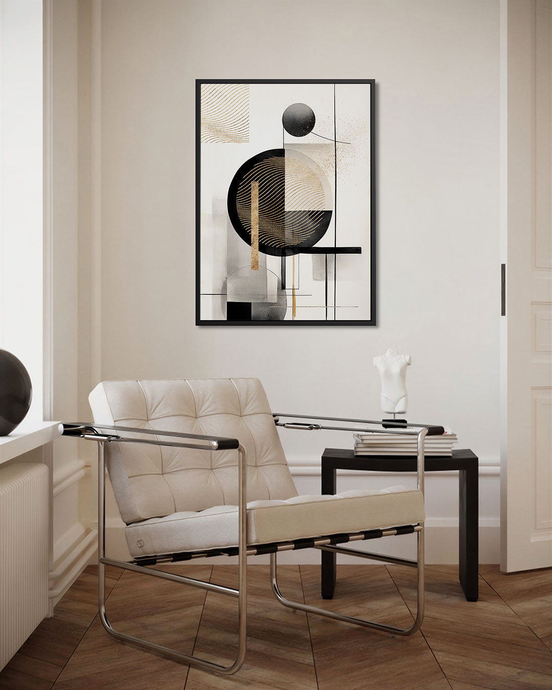 Geometrische lijnen Kunstwerk