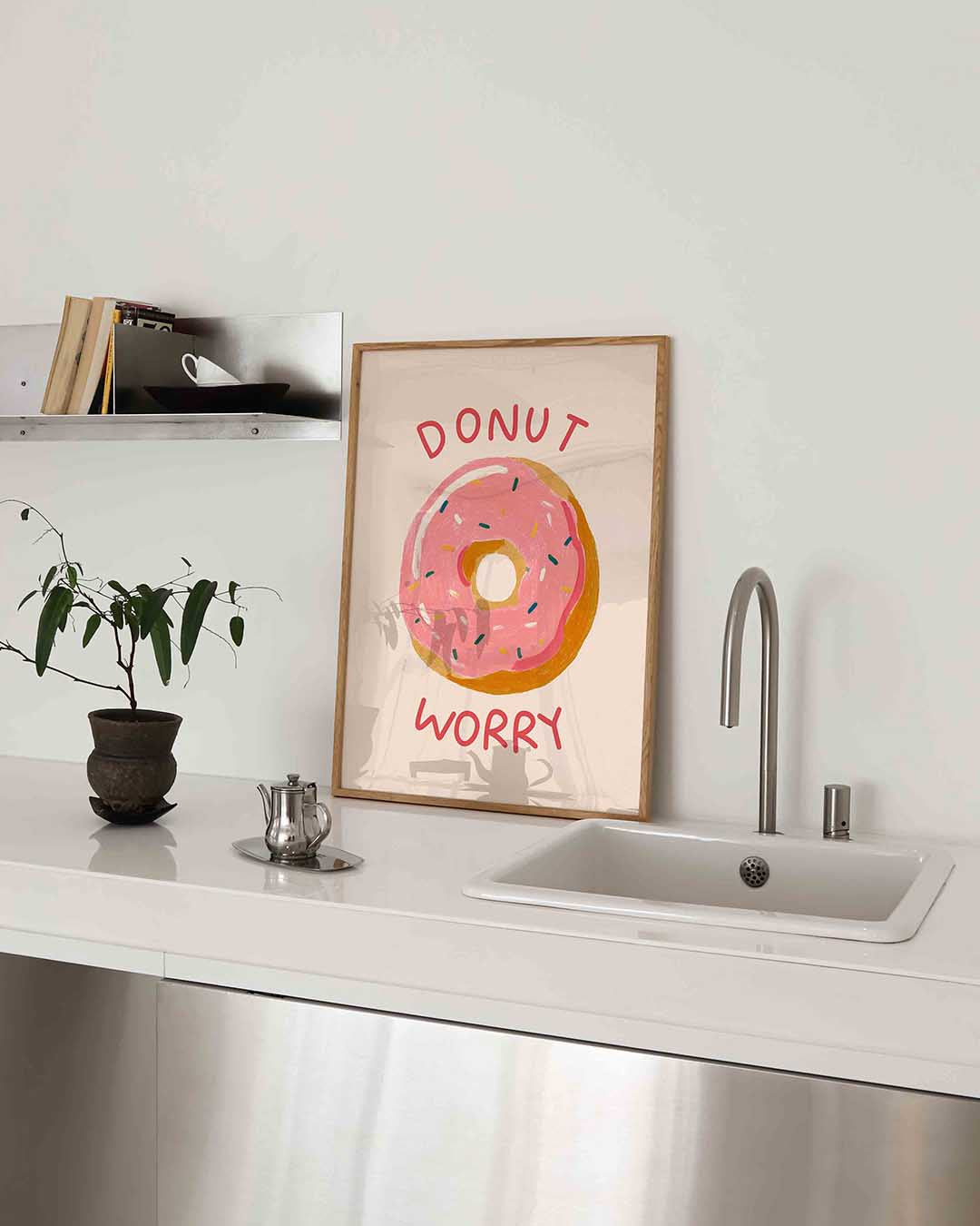 Donut worry Poster