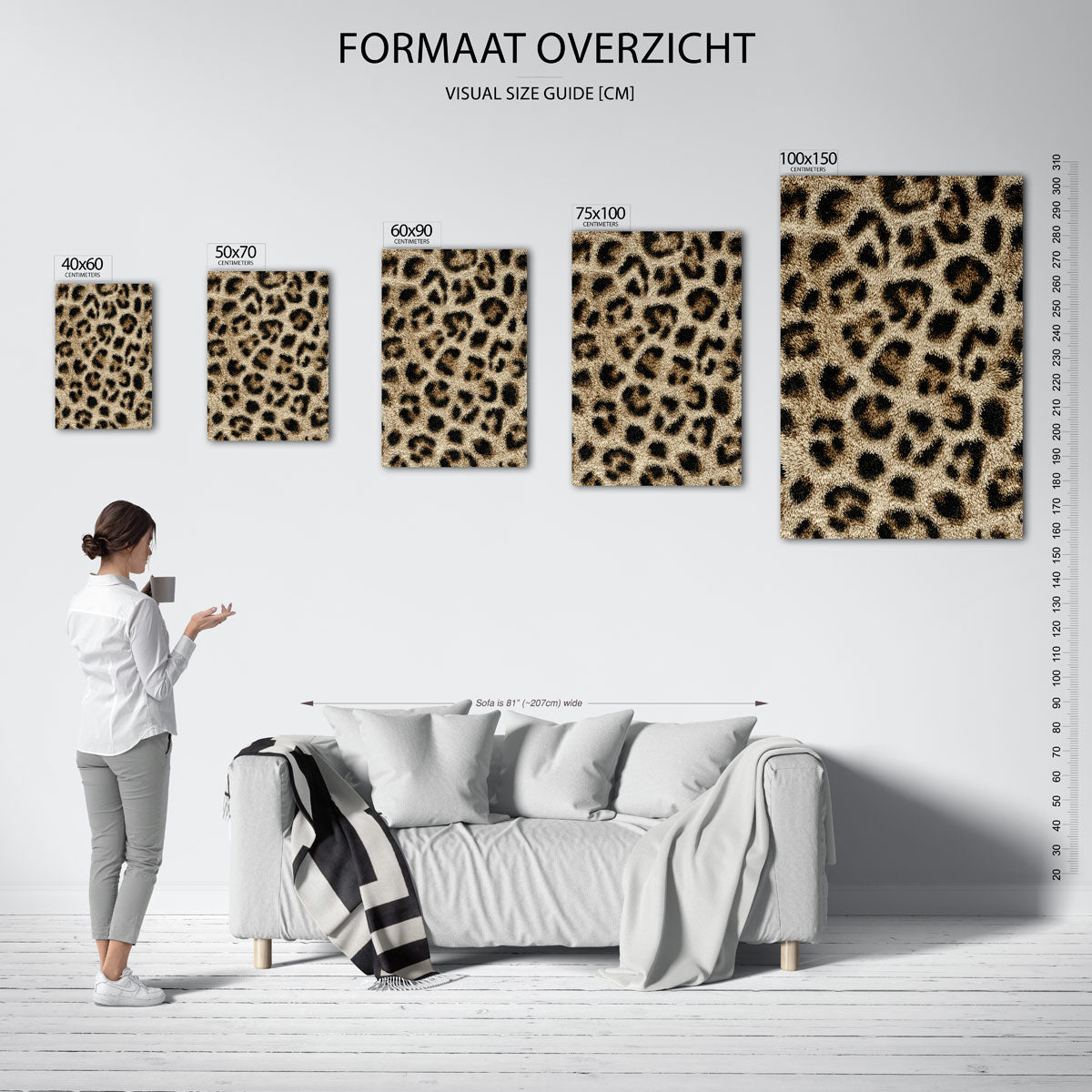 Dierlijk patroon Kunstwerk