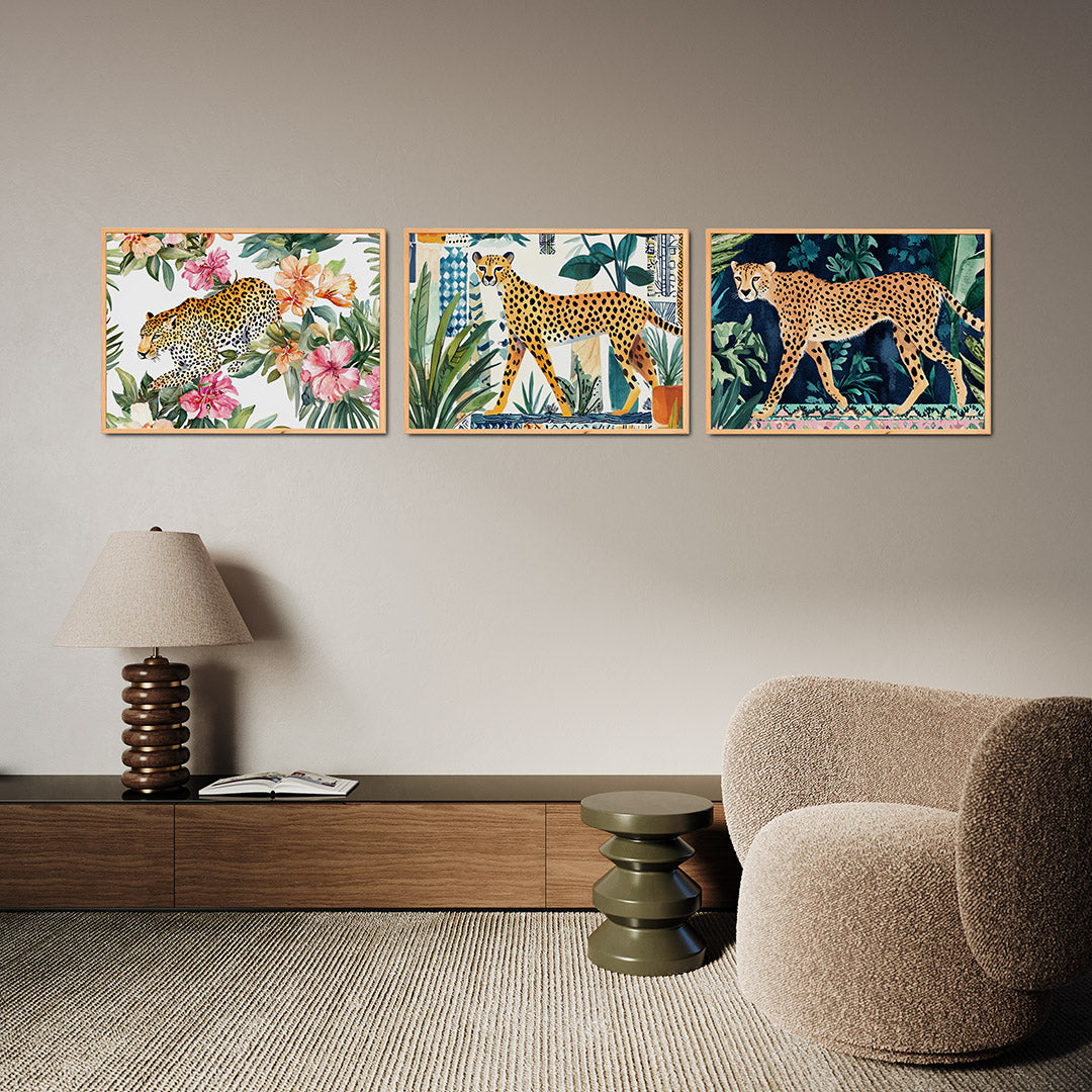 Tropische dierensfeer Posterset