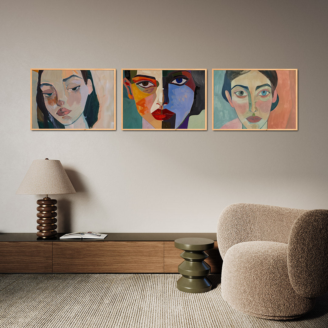 Portretkleuren Posterset