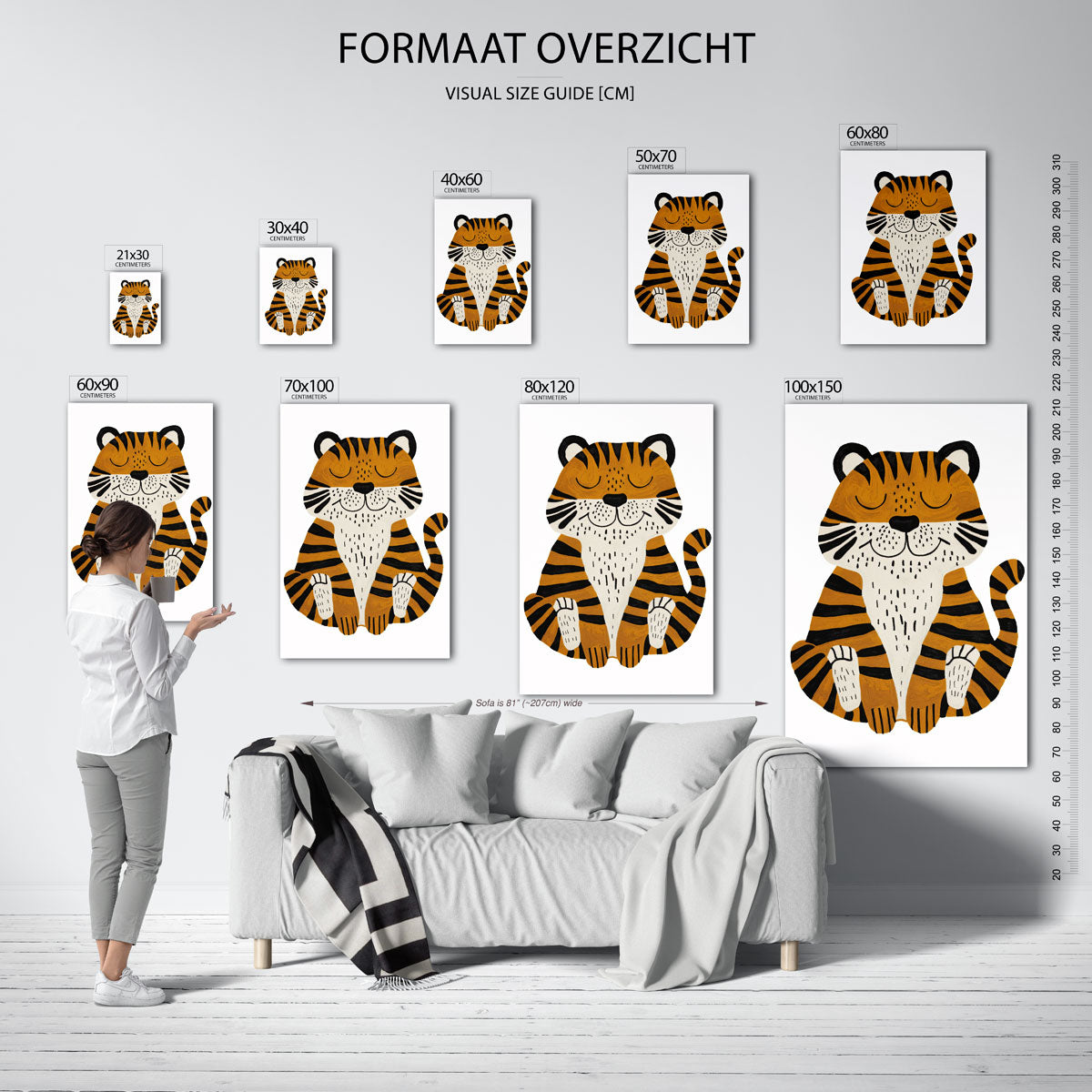 Slapende tijger Poster