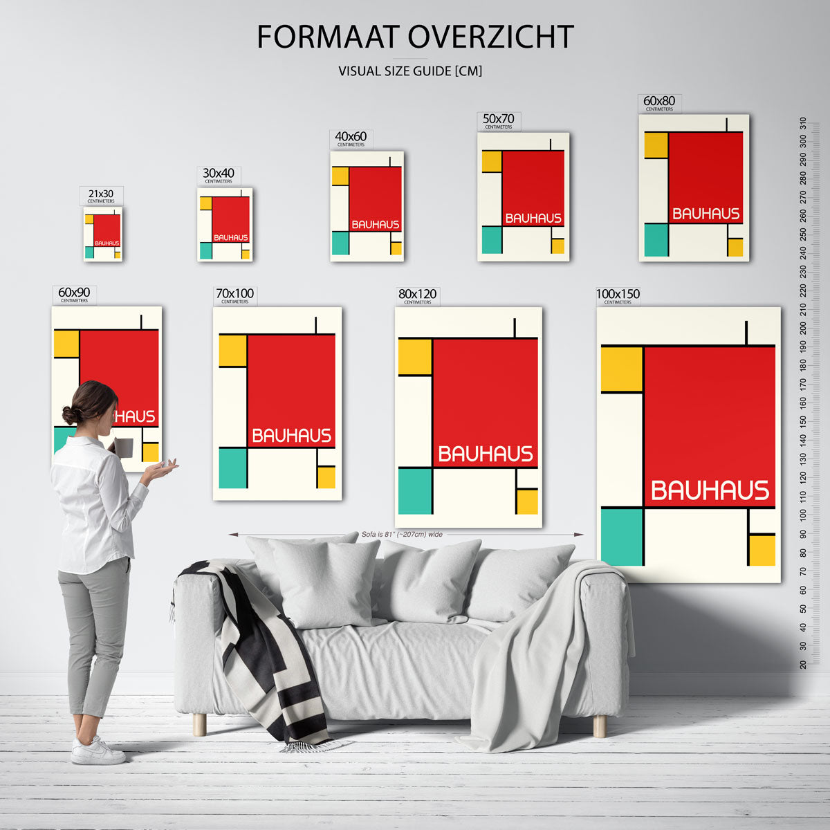 Vorm en kleur Poster