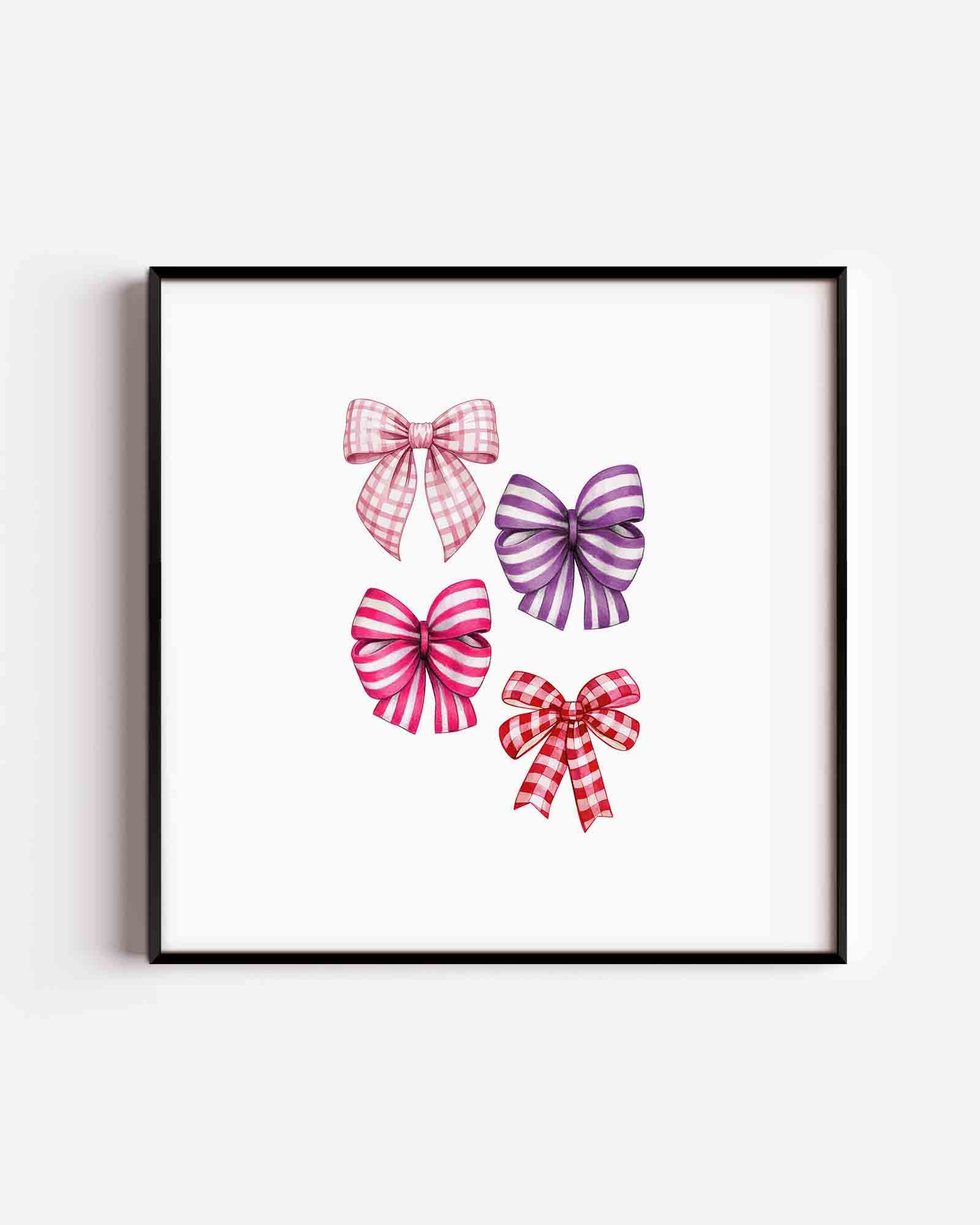 Strikjes in pastel Poster