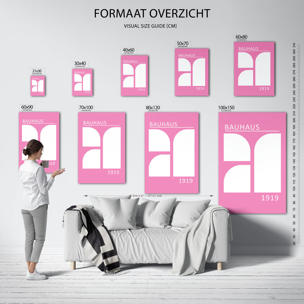 Vormen en vlakken Poster