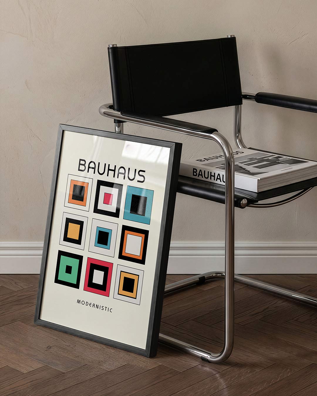 Vorm en kleurvlakken Poster