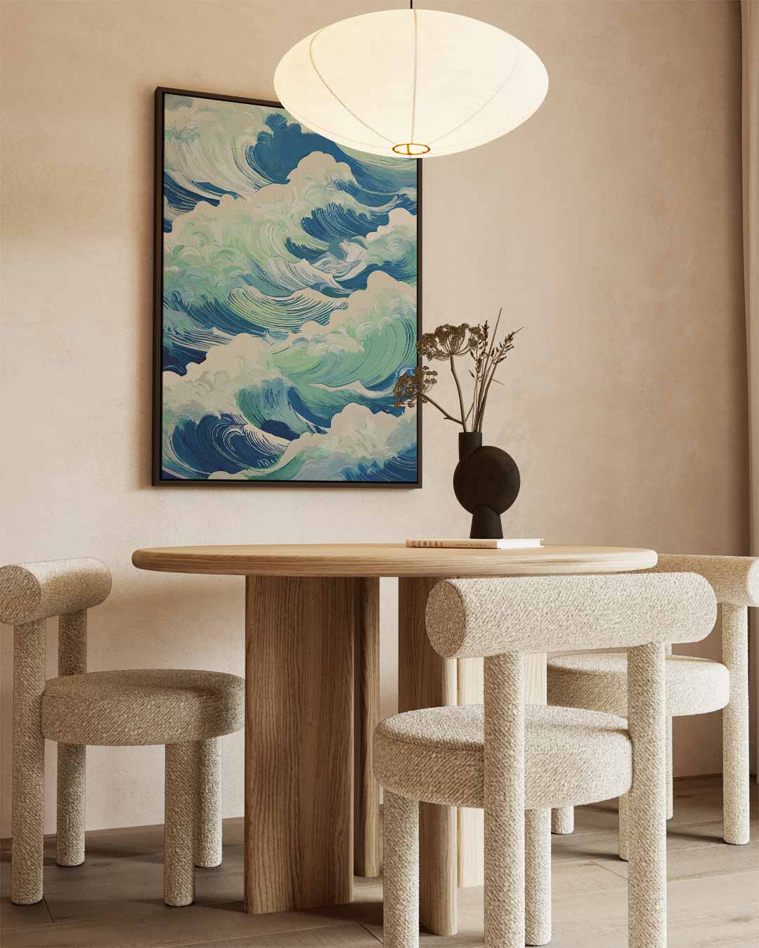 Golvende Harmonie Kunstwerk-canvas-dibond-plexiglas-wanddecoratie-WallArtistic