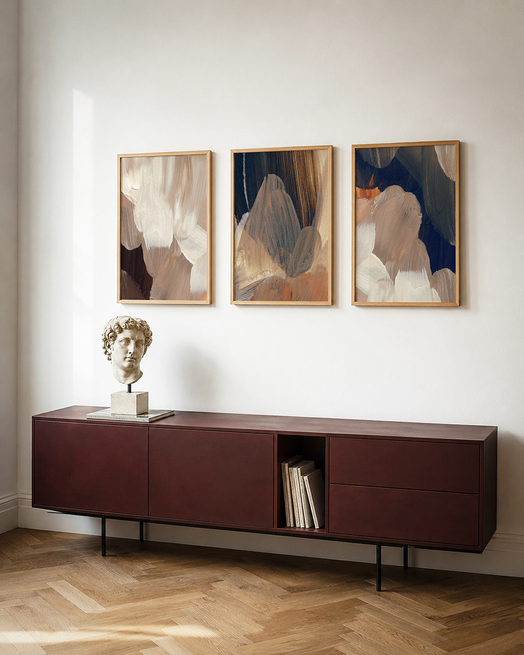 Zachte kleurvlakken Posterset