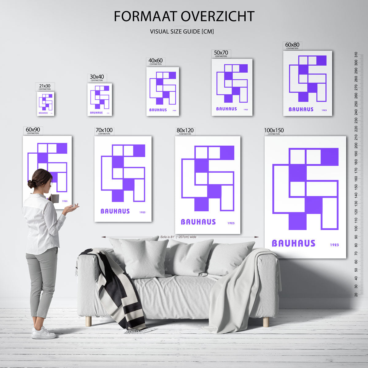 Vormen en vlakken Poster