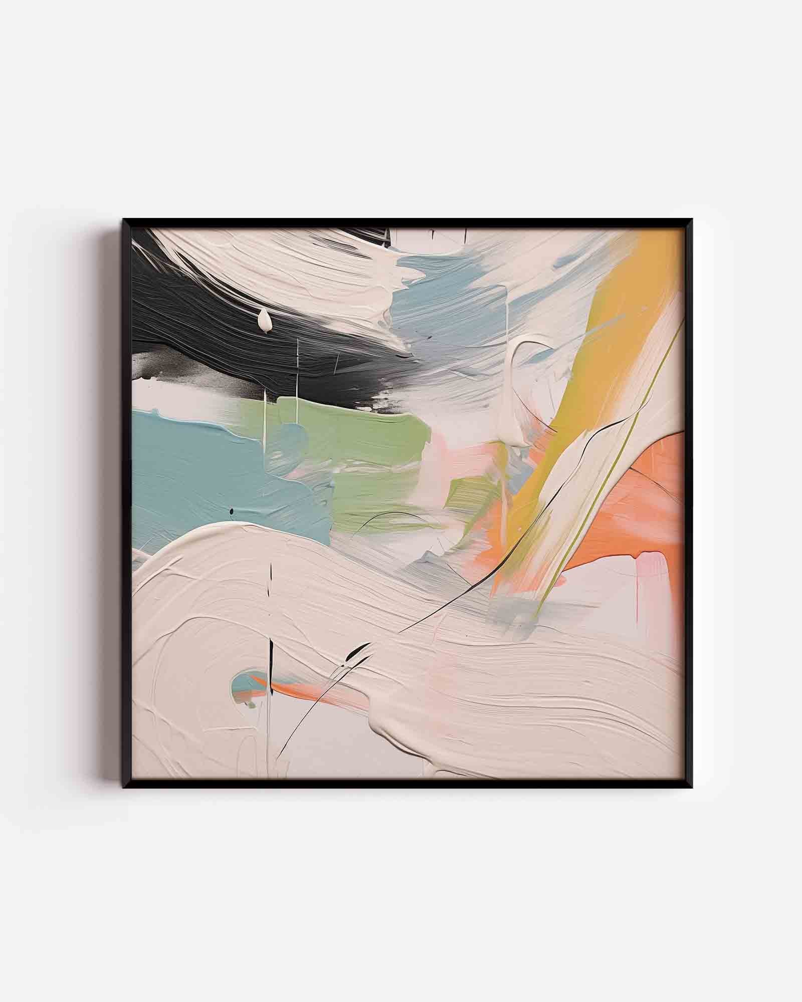 Abstracte kleurencompositie Poster