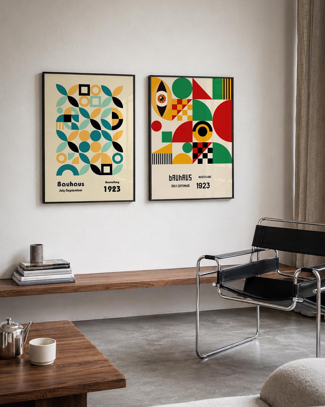 Vormen en kleurenspel Posterset