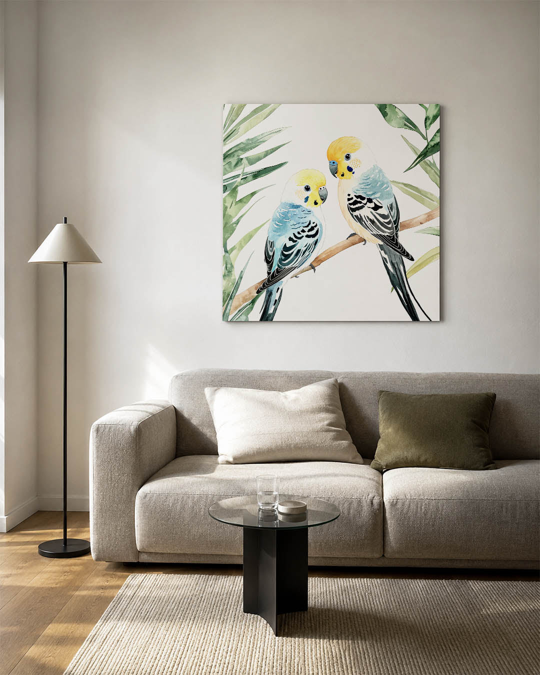 Vogels op tak Kunstwerk