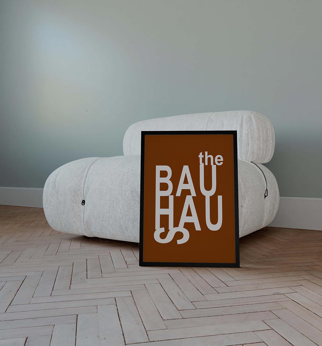 Typografische compositie Poster