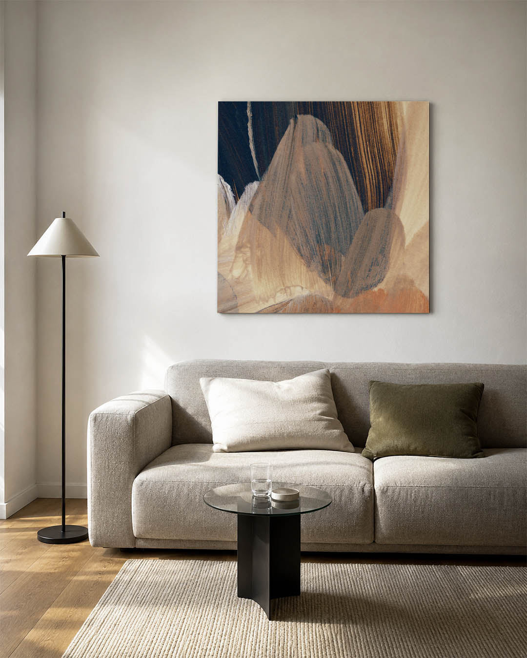 Penseelstreken Kunstwerk