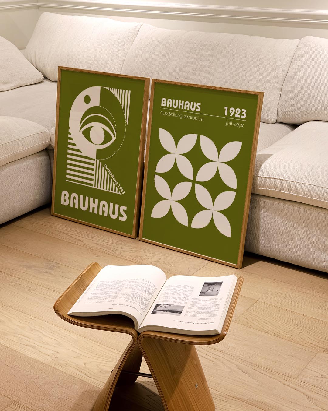 Vormritme en kleur Posterset