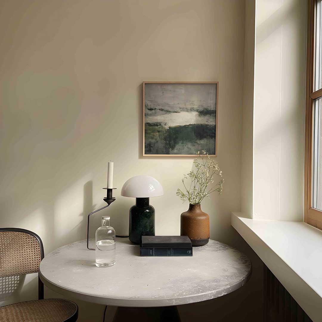 Abstracte landschap Poster