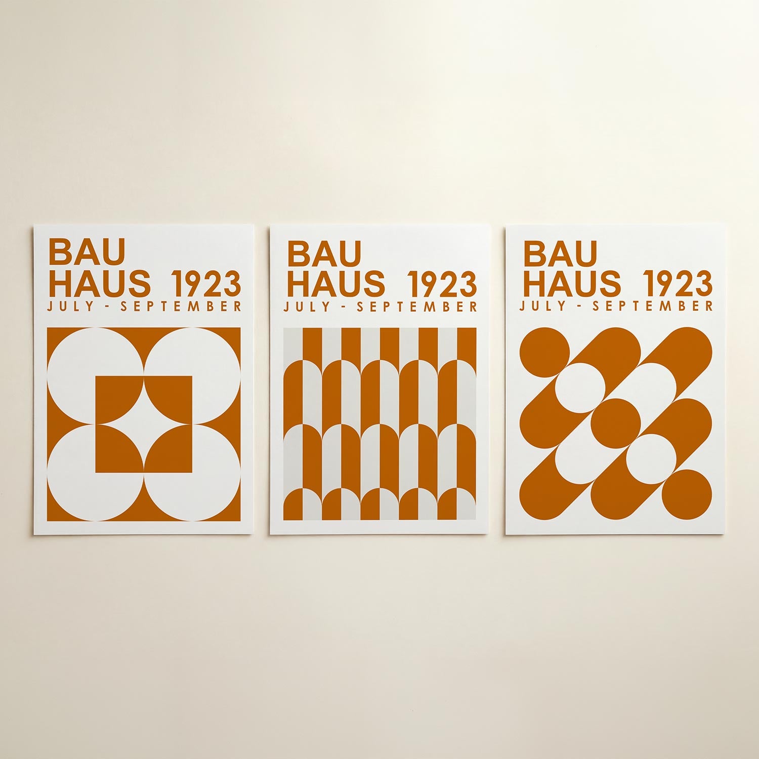 Vormen en vlakken Posterset