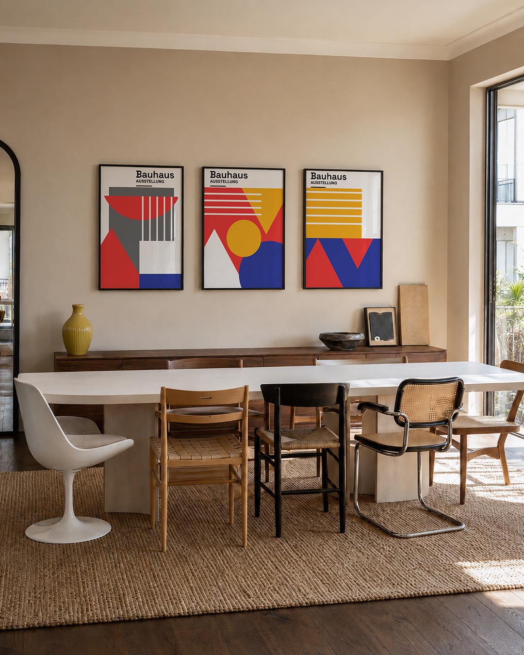 Kleur en lijnenspel Posterset
