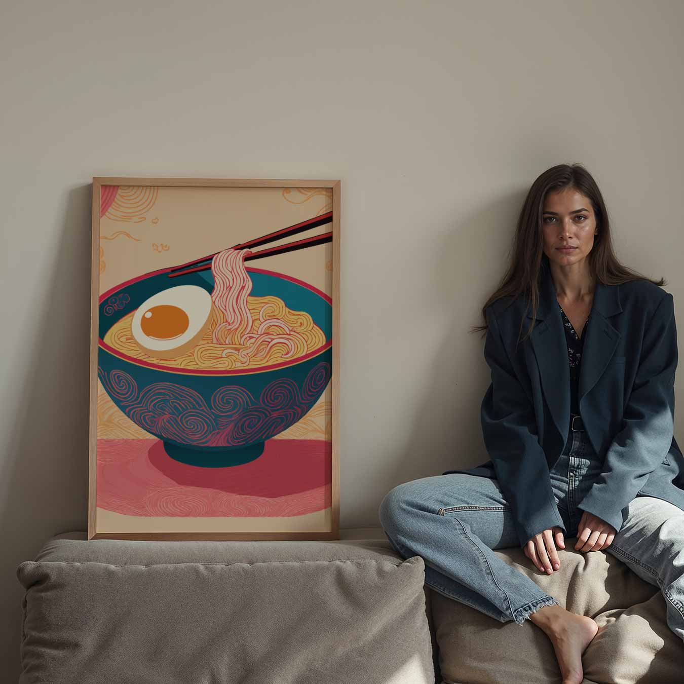 Ramen Genot Poster-WallArtistic