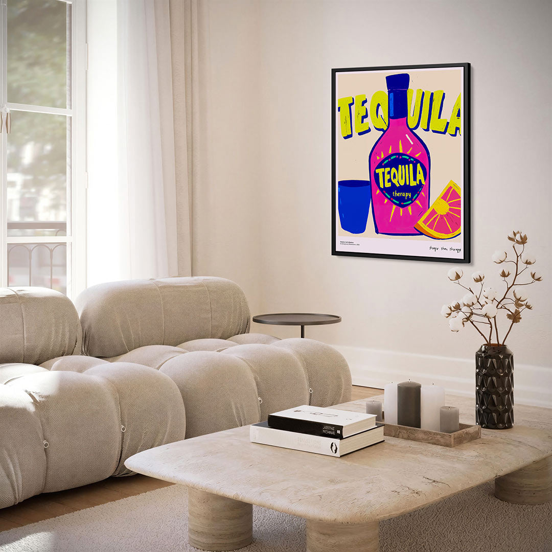 Kleurrijke fles illustratie Kunstwerk