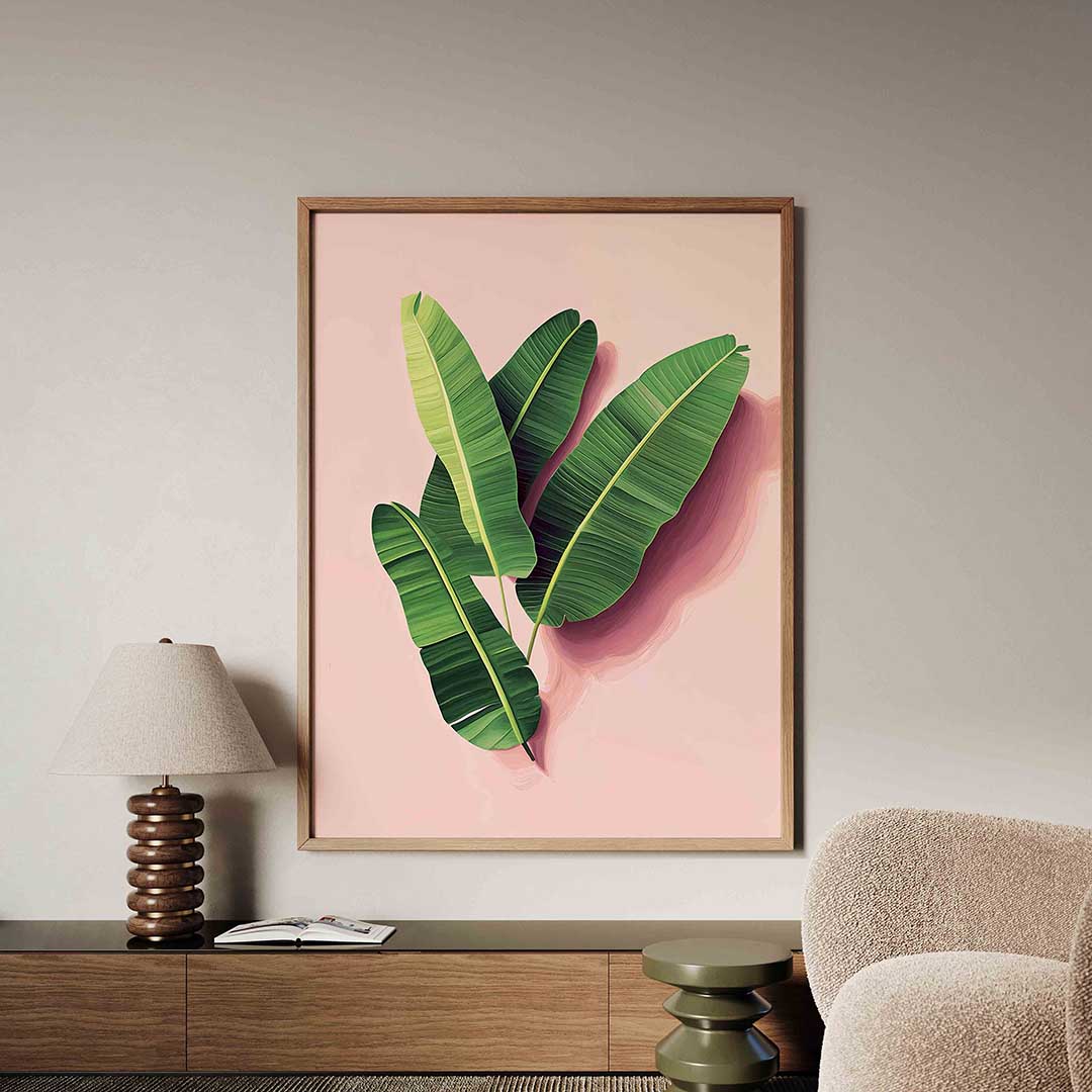 Banana bladeren Poster