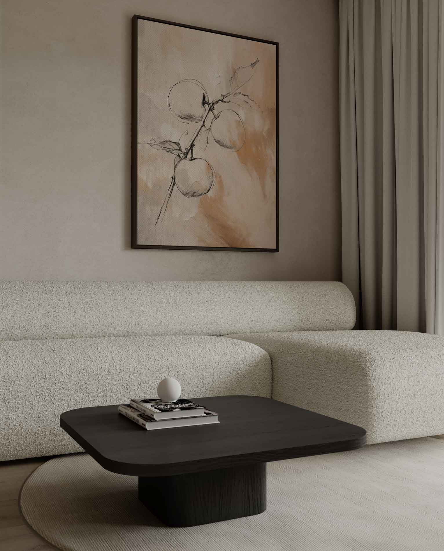 Elegante Appelstudie Kunstwerk-canvas-dibond-plexiglas-wanddecoratie-WallArtistic