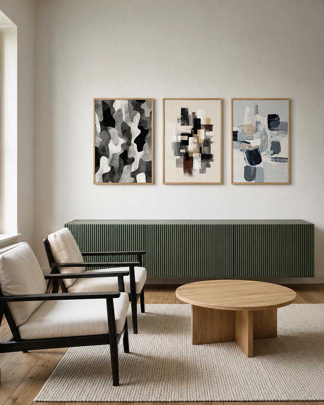 Vorm en schaduw Posterset