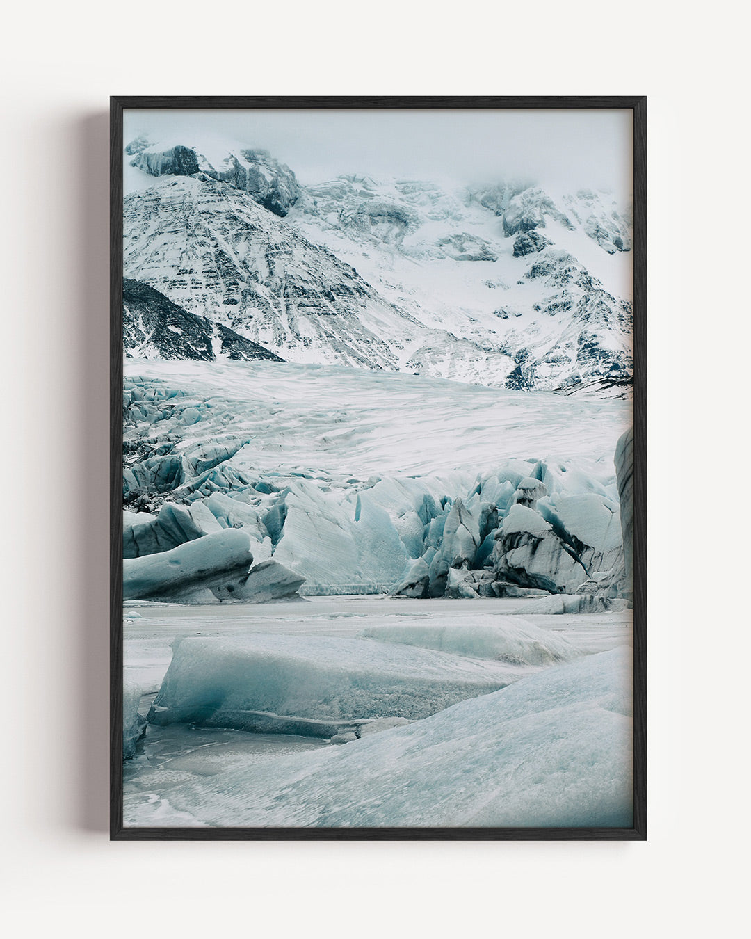 Ijslandschap bergen Poster