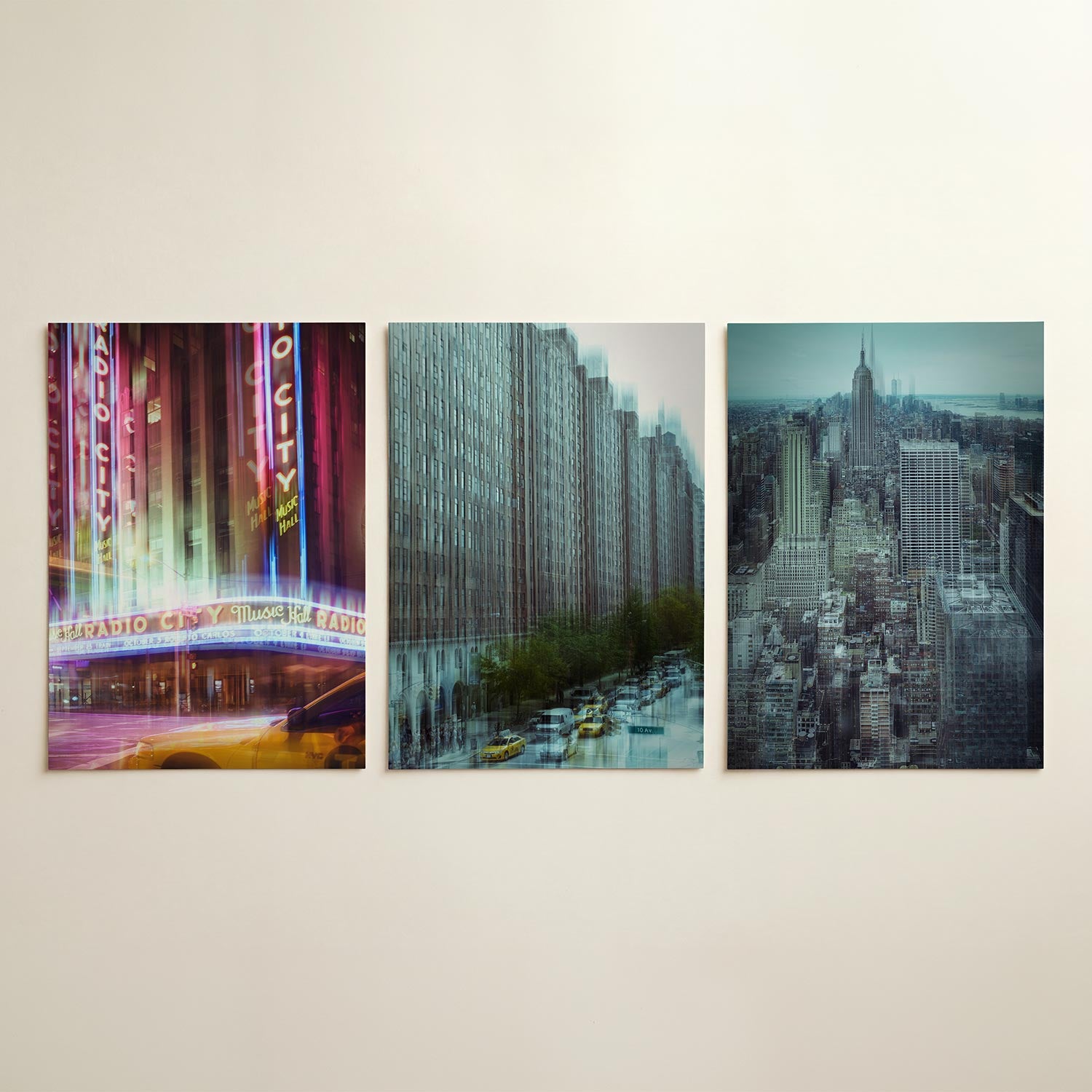 Neonlicht ritme Posterset
