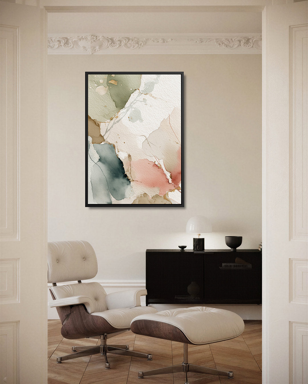 Compositie van vormen Kunstwerk