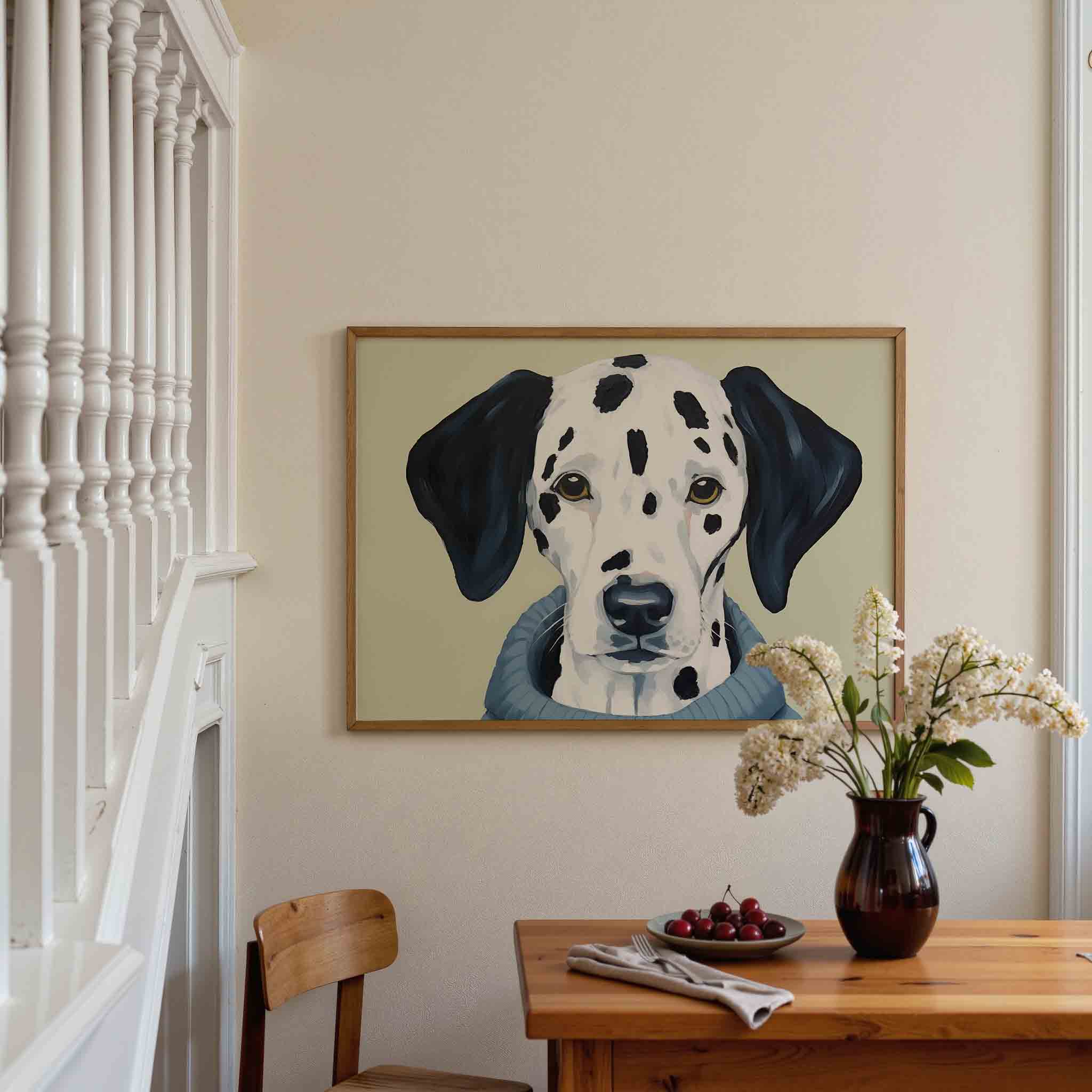Dalmatier met trui Poster