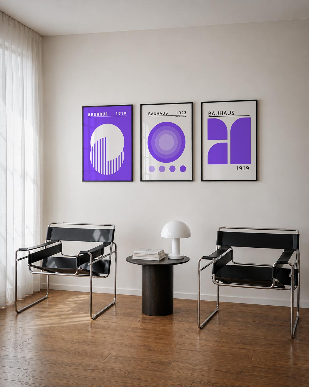 Cirkel en lijnen Posterset