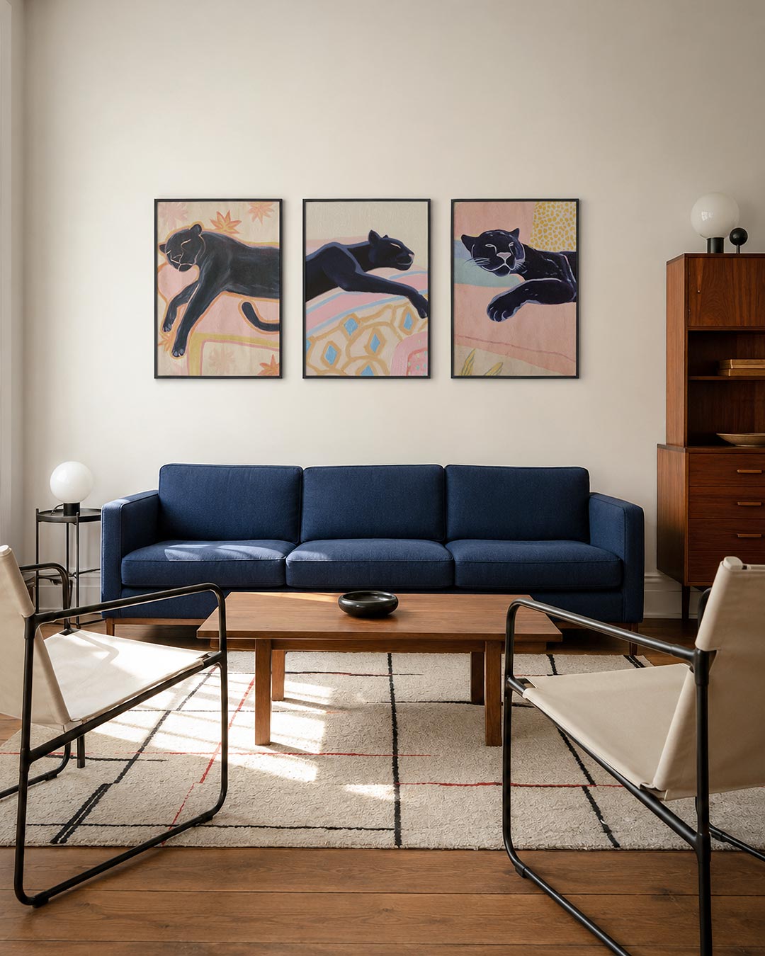 Dromerige panter Posterset
