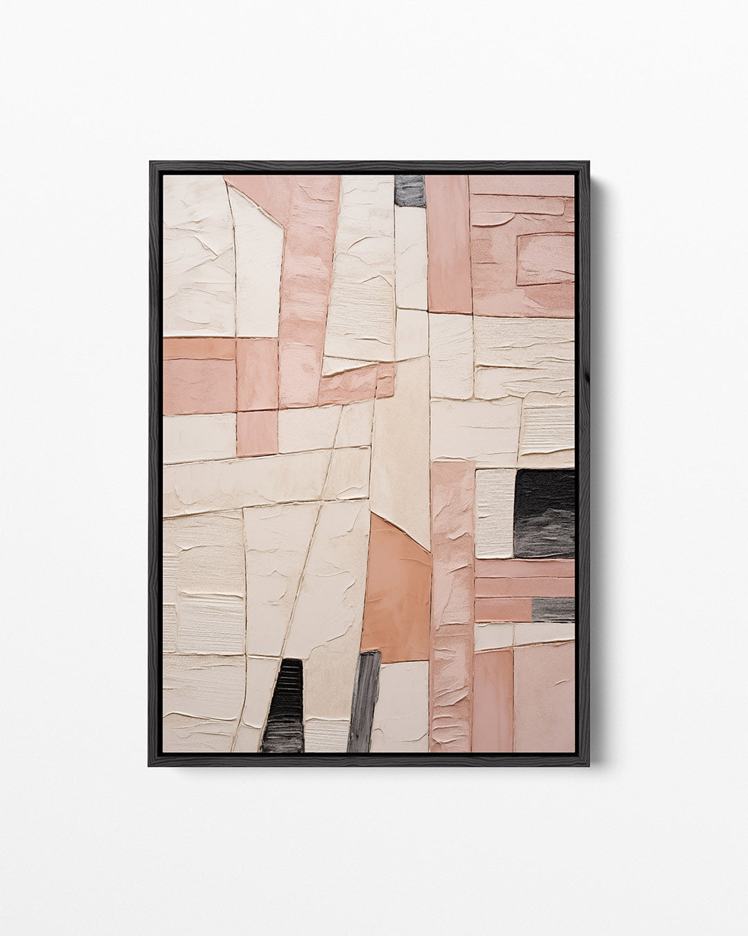 Geometrische vormen compositie Kunstwerk