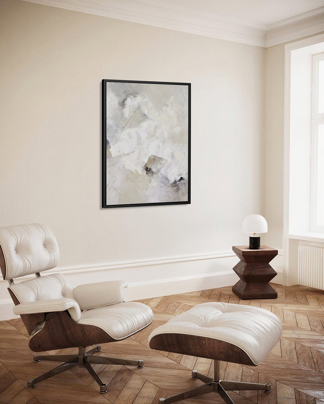 Lichte vormen compositie Kunstwerk