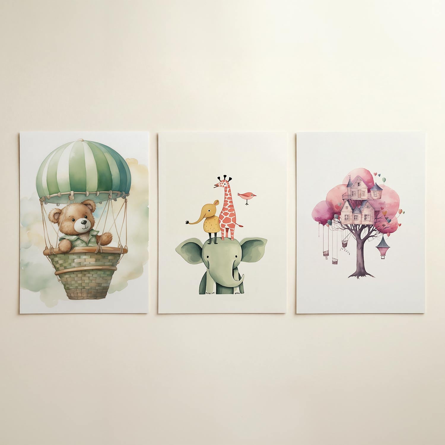 Luchtige droomvlucht Posterset
