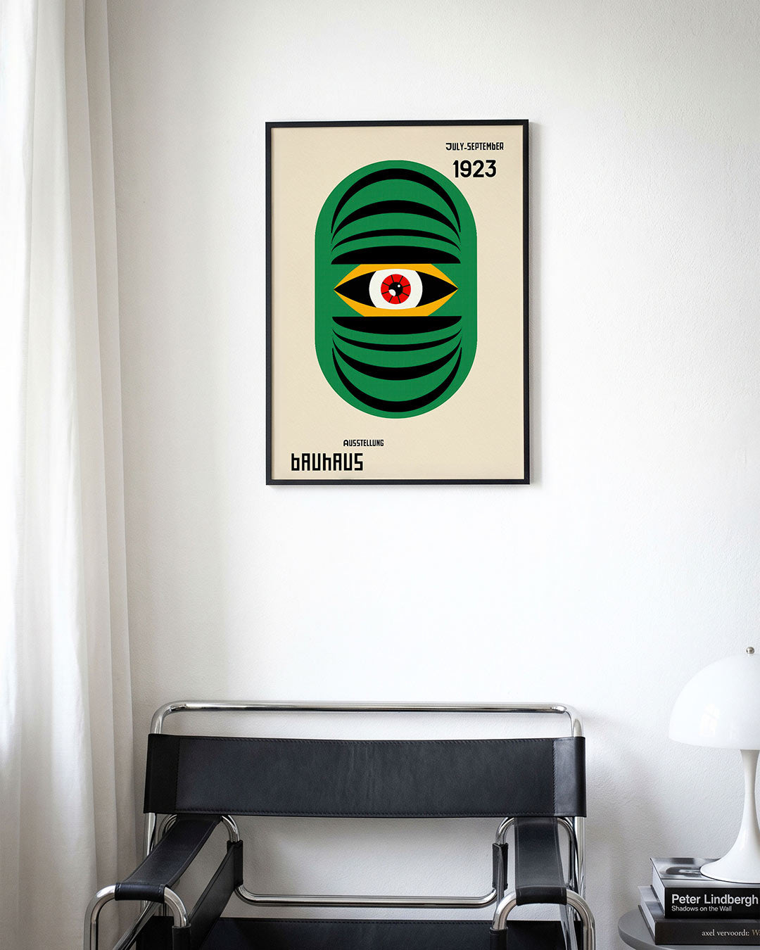 Oogvorm en lijnen Poster