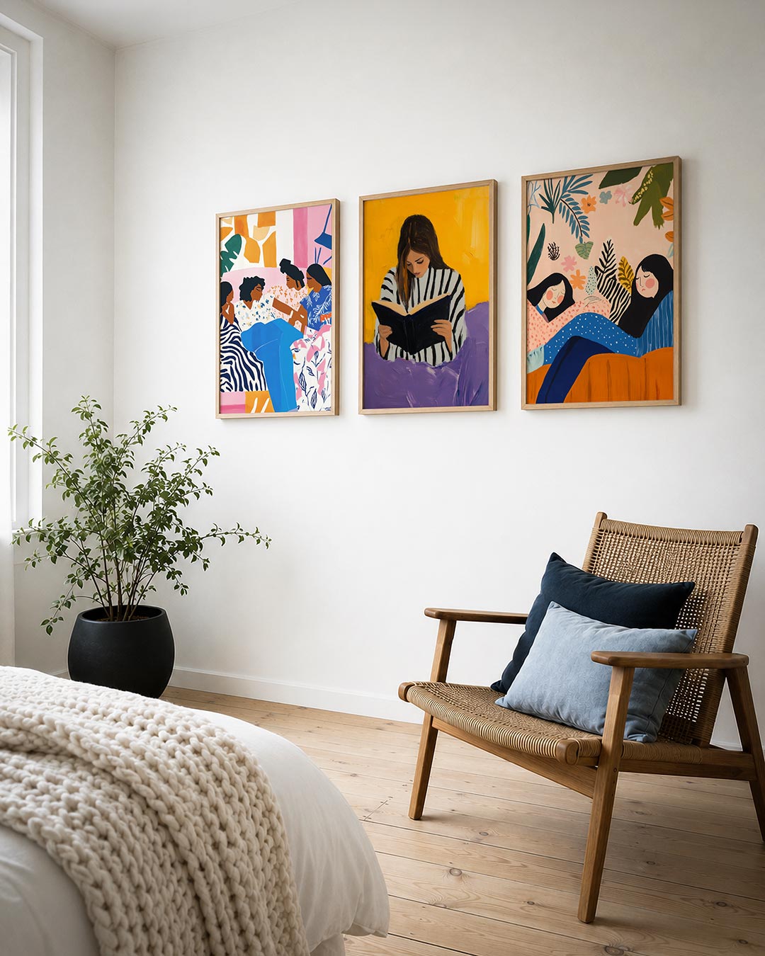 Vorm en kleurenspel Posterset