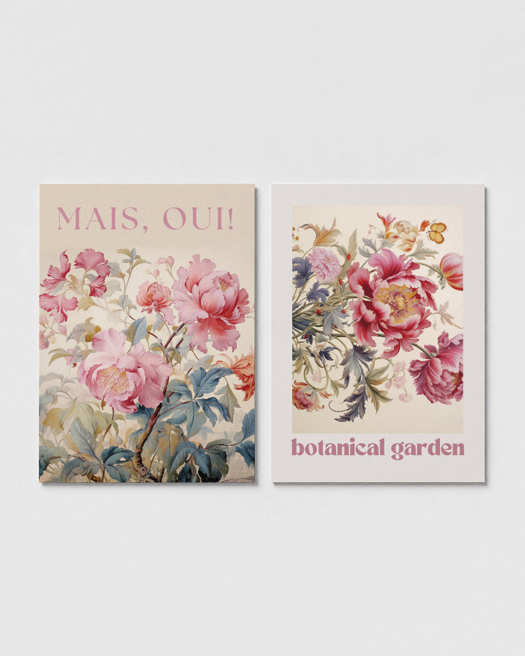 Bloemrijke elegantie Posterset